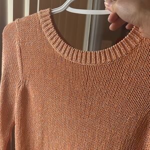 Club Monaco Orange Knit Sweater Xs